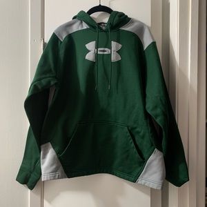 Green under armour hoodie